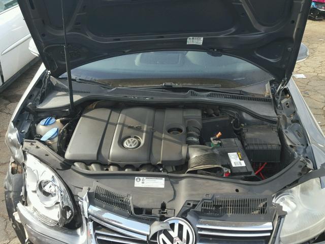 3VWJX7AJ5AM001348 - 2010 VOLKSWAGEN JETTA S GRAY photo 7