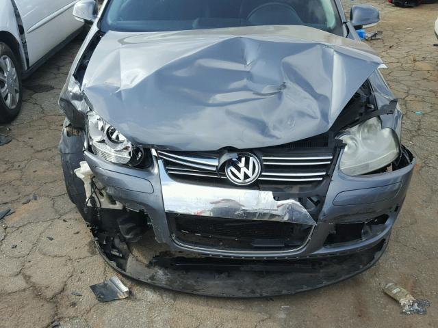 3VWJX7AJ5AM001348 - 2010 VOLKSWAGEN JETTA S GRAY photo 9