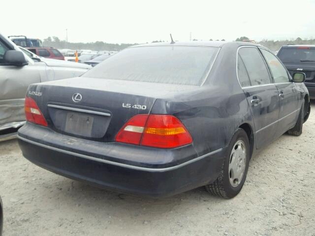 JTHBN30F010040336 - 2001 LEXUS LS 430 BLACK photo 4