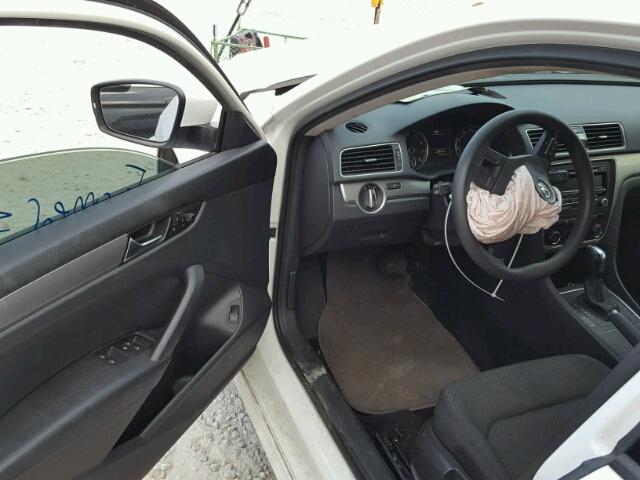 1VWAP7A37DC045763 - 2013 VOLKSWAGEN PASSAT S أبيض صورة 9