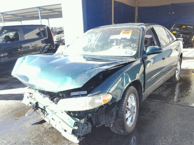 2G4WF551021208812 - 2002 BUICK REGAL GS GREEN photo 2