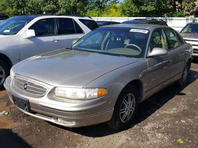 2G4WB52K811137074 - 2001 BUICK REGAL LS BEIGE photo 2