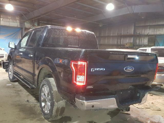 1FTEW1EPXGKD62318 - 2016 FORD F150 SUPER BLACK photo 3