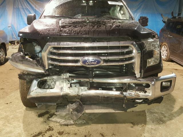 1FTEW1EPXGKD62318 - 2016 FORD F150 SUPER BLACK photo 9