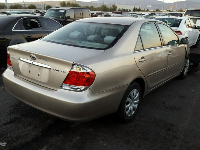 4T1BE32K86U159310 - 2006 TOYOTA CAMRY LE GOLD photo 4
