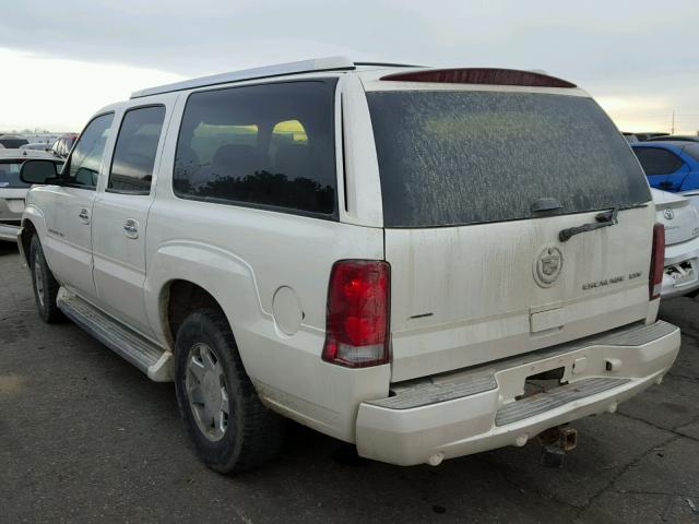 3GYFK66N35G118485 - 2005 CADILLAC ESCALADE E WHITE photo 3