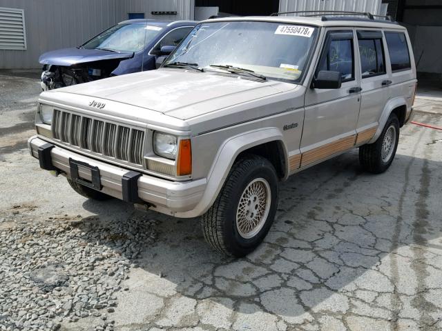 1J4FT78S3TL130058 - 1996 JEEP CHEROKEE C BEIGE photo 2