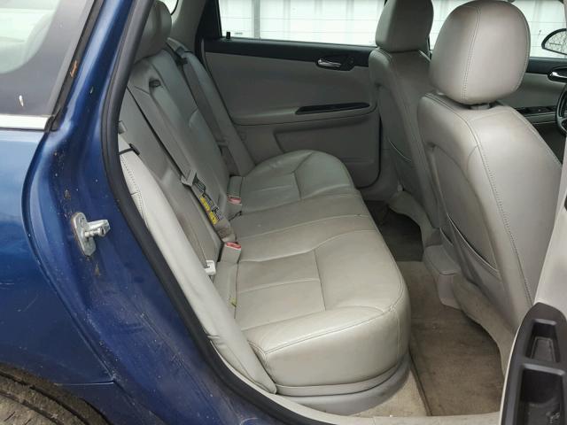 2G1WU581469374949 - 2006 CHEVROLET IMPALA LTZ BLUE photo 6