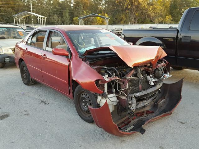 1NXBR32E63Z103618 - 2003 TOYOTA COROLLA CE RED photo 1