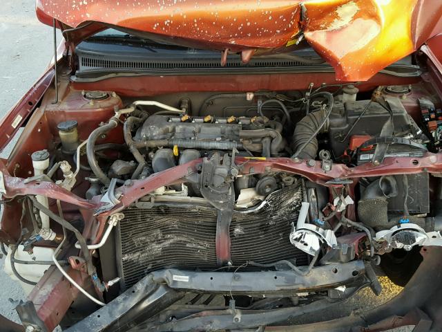 1NXBR32E63Z103618 - 2003 TOYOTA COROLLA CE RED photo 7