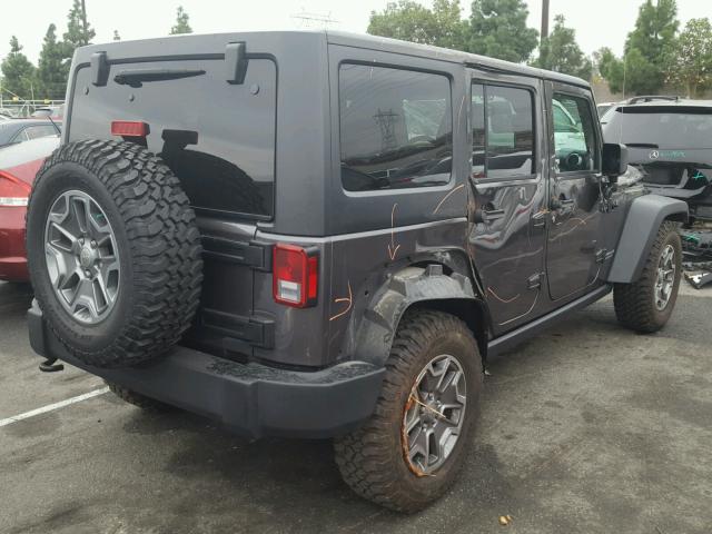 1C4BJWFGXGL231574 - 2016 JEEP WRANGLER U GRAY photo 4