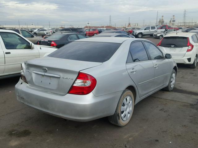 4T1BE32K02U094477 - 2002 TOYOTA CAMRY LE GRAY photo 4