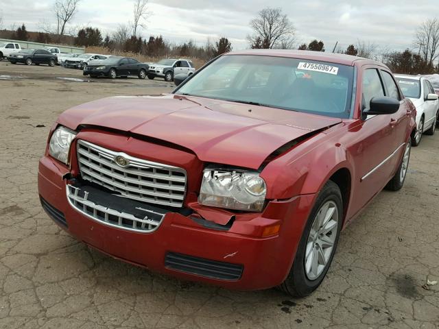 2C3KA43R58H222391 - 2008 CHRYSLER 300 LX RED photo 2