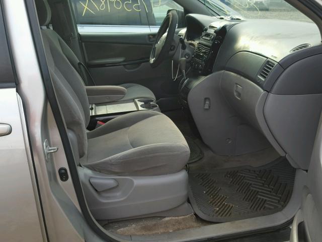 5TDZA23C44S115287 - 2004 TOYOTA SIENNA CE SILVER photo 5