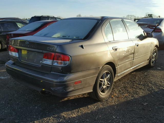 JNKCP11A72T511503 - 2002 INFINITI G20 GRAY photo 4