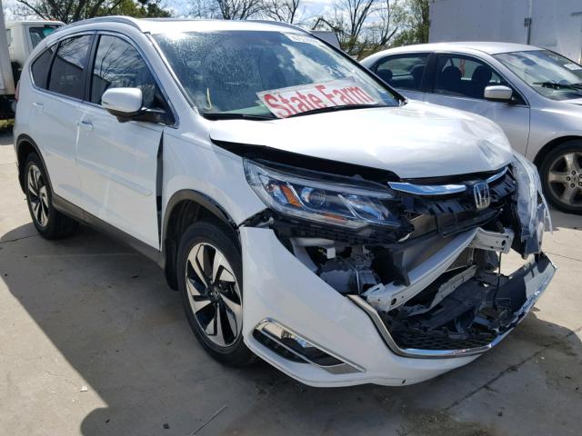 5J6RM3H97FL017296 - 2015 HONDA CR-V TOURI WHITE photo 1