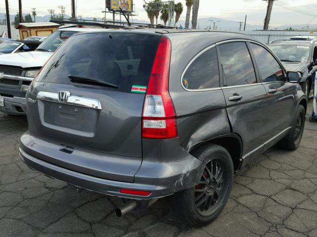 5J6RE3H76BL025251 - 2011 HONDA CR-V EXL GRAY photo 4