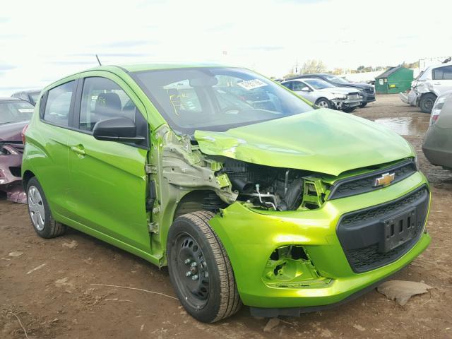 KL8CB6SA4GC644005 - 2016 CHEVROLET SPARK LS GREEN photo 1