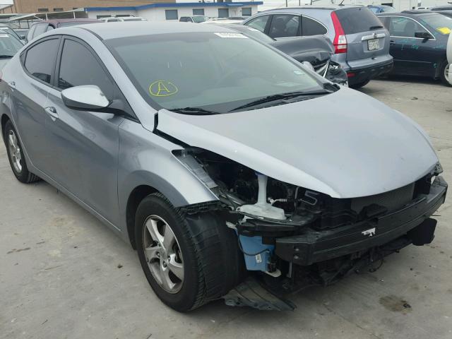 5NPDH4AE2FH551280 - 2015 HYUNDAI ELANTRA SE GRAY photo 1