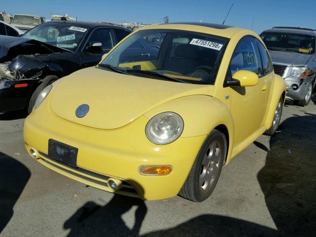 3VWCK21C23M419946 - 2003 VOLKSWAGEN NEW BEETLE Sarı foto 2