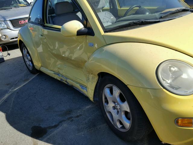 3VWCK21C23M419946 - 2003 VOLKSWAGEN NEW BEETLE Sarı foto 9