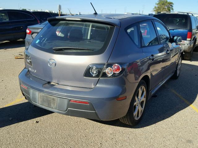 JM1BK343981135766 - 2008 MAZDA MAZDA 3 GRAY photo 4