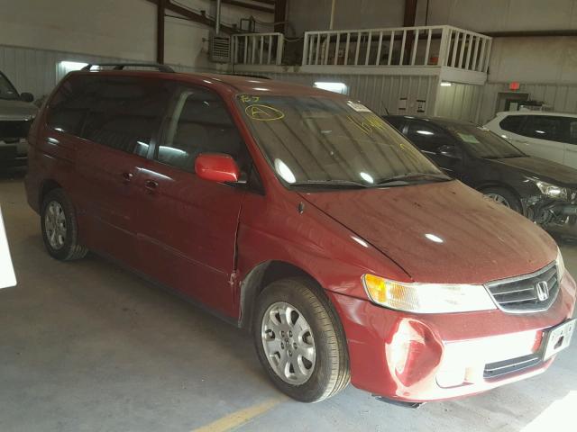 2HKRL18682H534401 - 2002 HONDA ODYSSEY EX MAROON photo 1