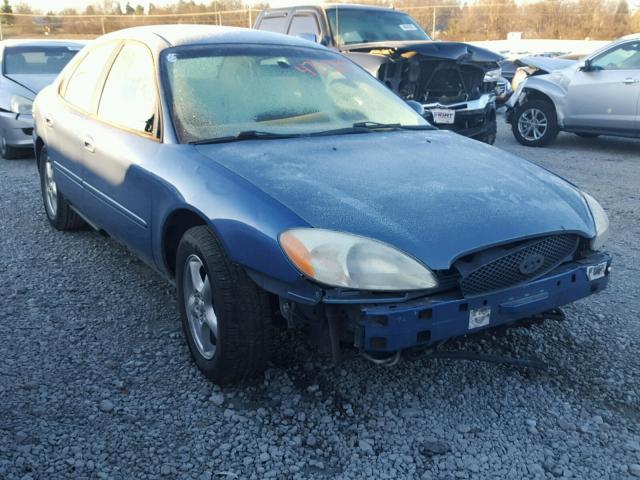 1FAFP53U94A149661 - 2004 FORD TAURUS SE BLUE photo 1