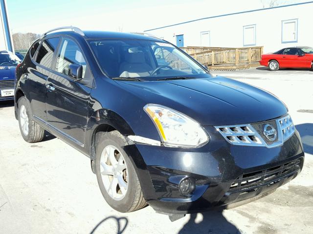 JN8AS5MV9BW263822 - 2011 NISSAN ROGUE S BLACK photo 1