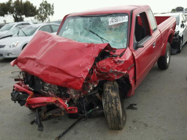 1FTYR14U54PA50983 - 2004 FORD RANGER SUP RED photo 1