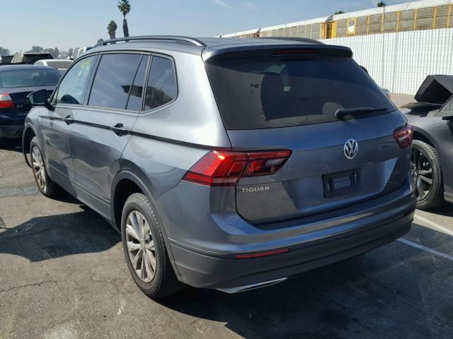 3VV1B7AX0JM024303 - 2018 VOLKSWAGEN TIGUAN S GRAY photo 3