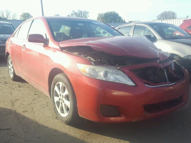 4T1BF3EKXBU152345 - 2011 TOYOTA CAMRY BASE RED photo 1