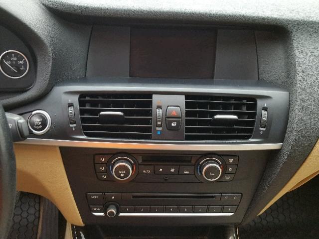 5UXWX9C52D0A11073 - 2013 BMW X3 XDRIVE2 WHITE photo 9