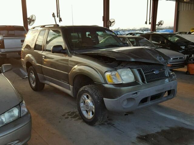 1FMYU60E01UC49264 - 2001 FORD EXPLORER S GREEN photo 1