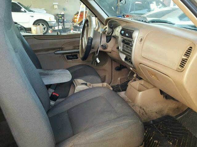 1FMYU60E01UC49264 - 2001 FORD EXPLORER S GREEN photo 5