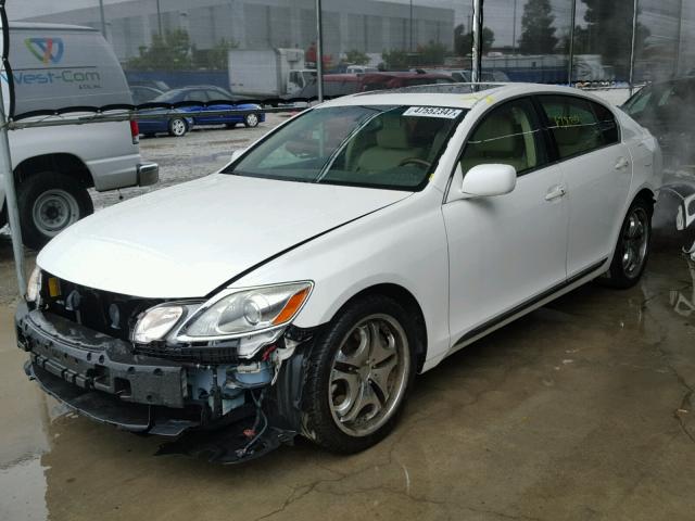 JTHBN96S565013280 - 2006 LEXUS GS GENERAT WHITE photo 2