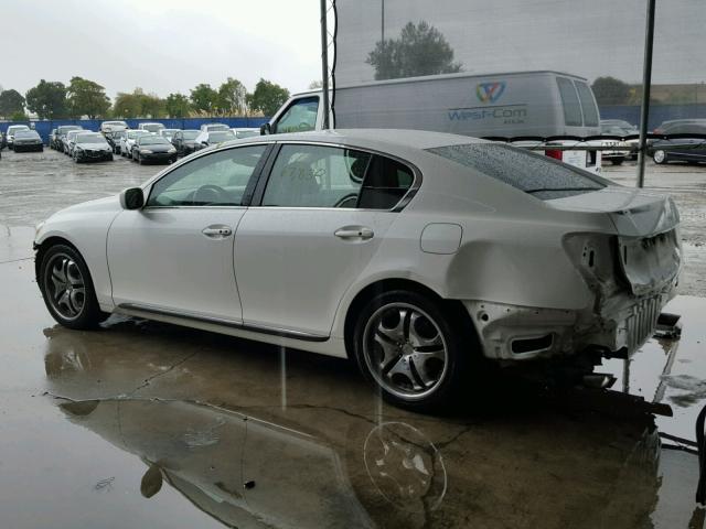 JTHBN96S565013280 - 2006 LEXUS GS GENERAT WHITE photo 3