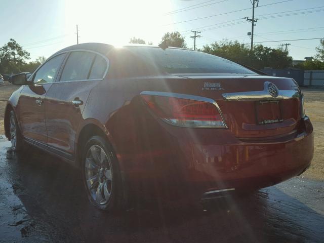 1G4GD5E37CF246348 - 2012 BUICK LACROSSE P BURGUNDY photo 3