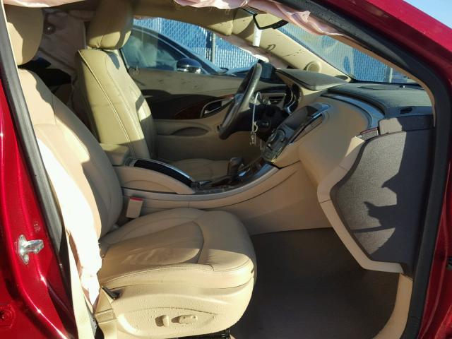 1G4GD5E37CF246348 - 2012 BUICK LACROSSE P BURGUNDY photo 5