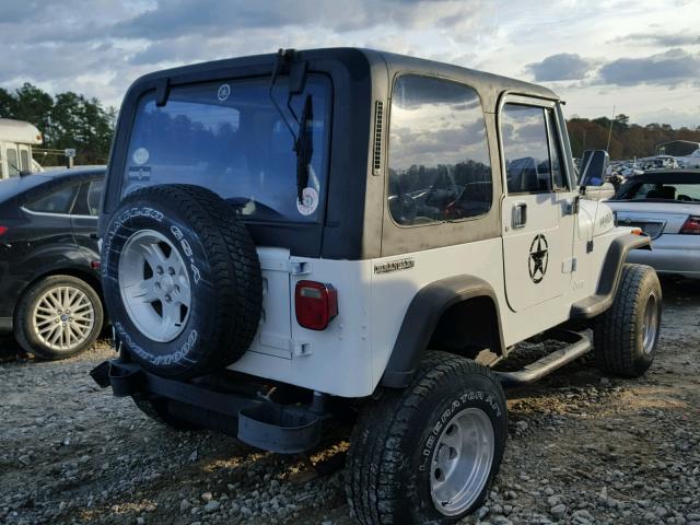 2J4FY29T8LJ515973 - 1990 JEEP WRANGLER / WHITE photo 4