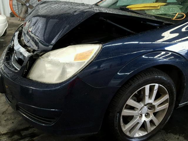 1G8ZS57N17F295210 - 2007 SATURN AURA XE BLUE photo 9