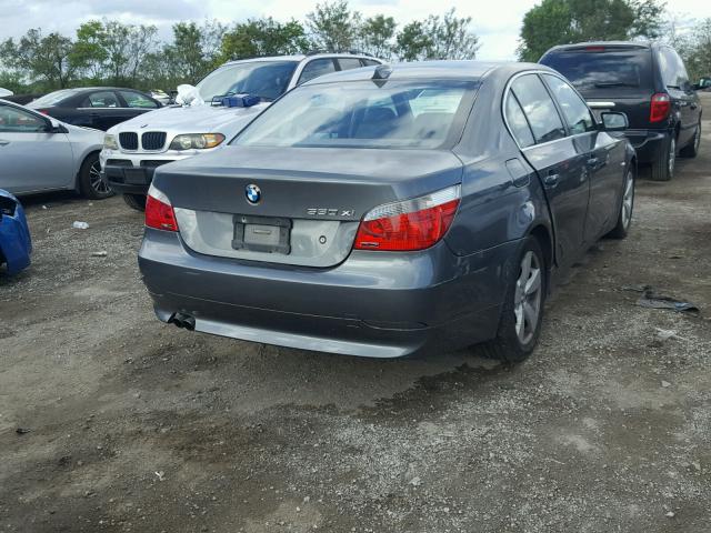 WBANF73546CG69982 - 2006 BMW 530 XI GRAY photo 4