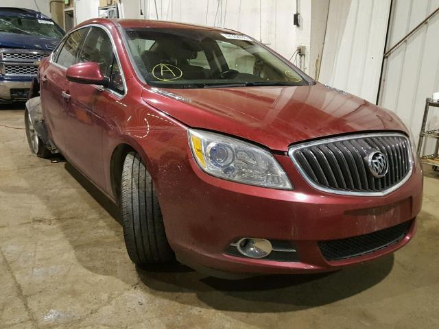 1G4PP5SK4C4207912 - 2012 BUICK VERANO RED photo 1