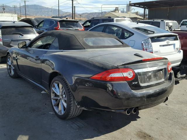 SAJWA4EC4BMB40232 - 2011 JAGUAR XKR BLACK photo 3