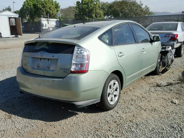 JTDKB20U177602828 - 2007 TOYOTA PRIUS GREEN photo 4