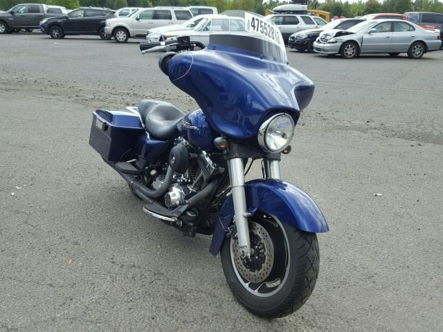 1HD1KBW116Y709975 - 2006 HARLEY-DAVIDSON FLHXI BLUE photo 1