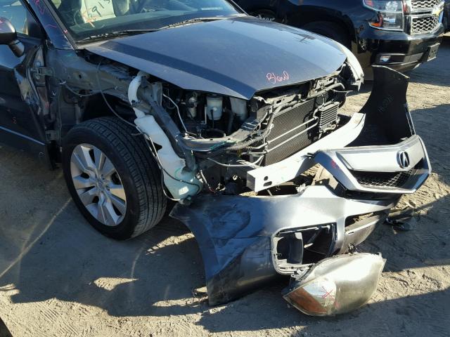 5J8TB2H20BA005724 - 2011 ACURA RDX GRAY photo 9