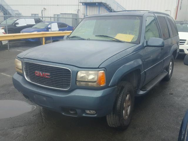 1GKEK13R7XR918080 - 1999 GMC DENALI BLUE photo 2