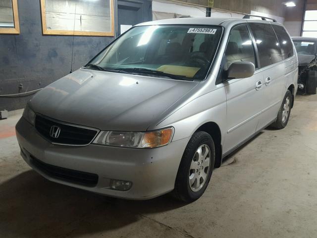 5FNRL18004B144597 - 2004 HONDA ODYSSEY EX SILVER photo 2