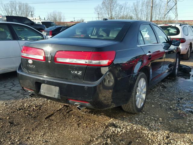 3LNHL2GC3BR752442 - 2011 LINCOLN MKZ BLACK photo 4